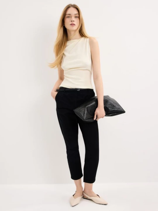 Foto del prodotto Mohito - Pantaloni chino slim fit con cintura - nero