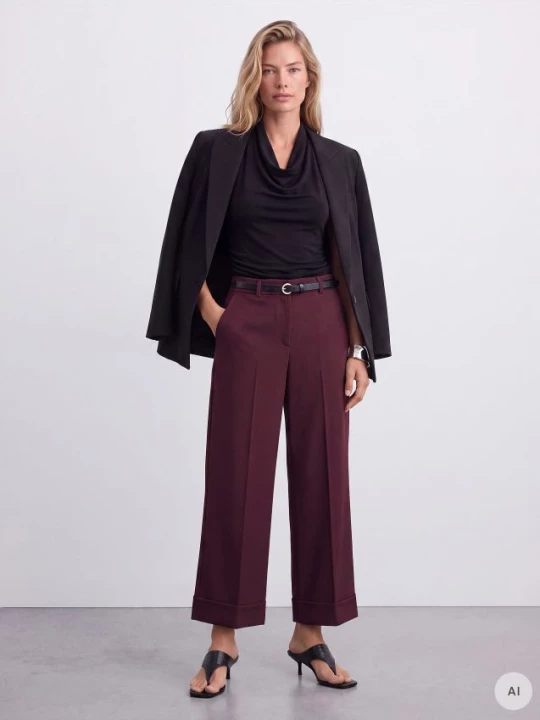 Foto del prodotto Mohito - Pantaloni con cintura - mogano