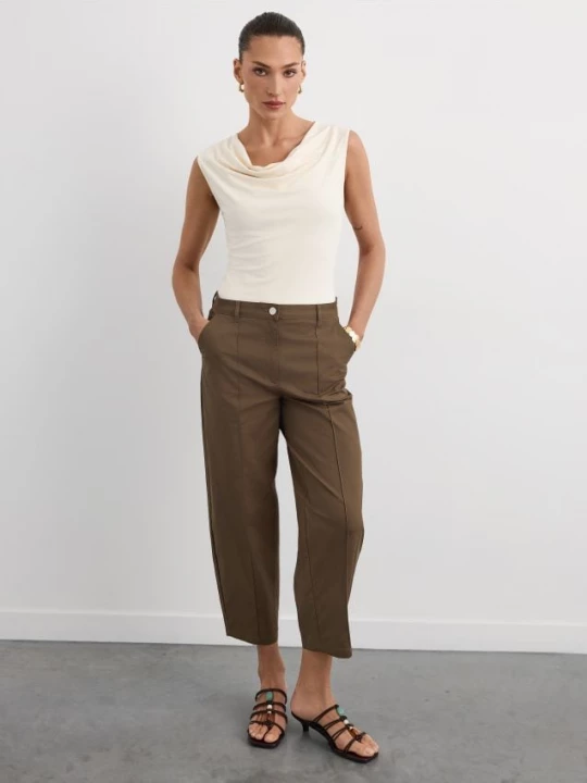 Foto del prodotto Mohito - Pantaloni con impunture - verde-marrone