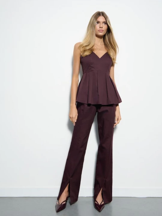 Foto del prodotto Mohito - Pantaloni flare - mogano