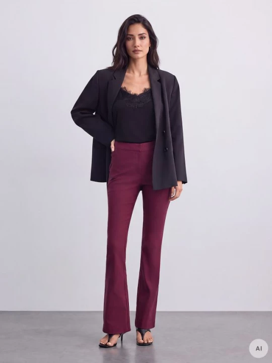Foto del prodotto Mohito - Pantaloni flare - mogano