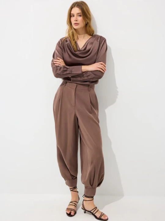 Foto del prodotto Mohito - Pantaloni in lyocell - marrone