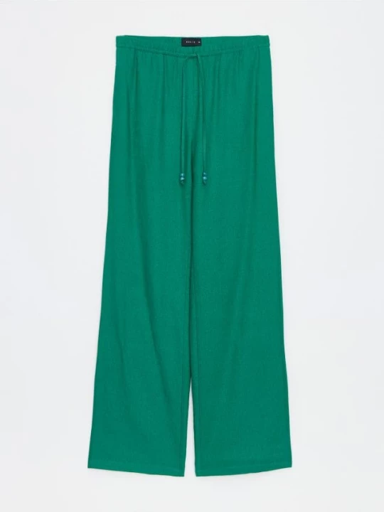 Foto del prodotto Mohito - Pantaloni in misto lino - verde