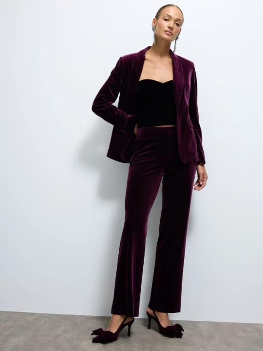 Foto del prodotto Mohito - Pantaloni in velour - viola scuro