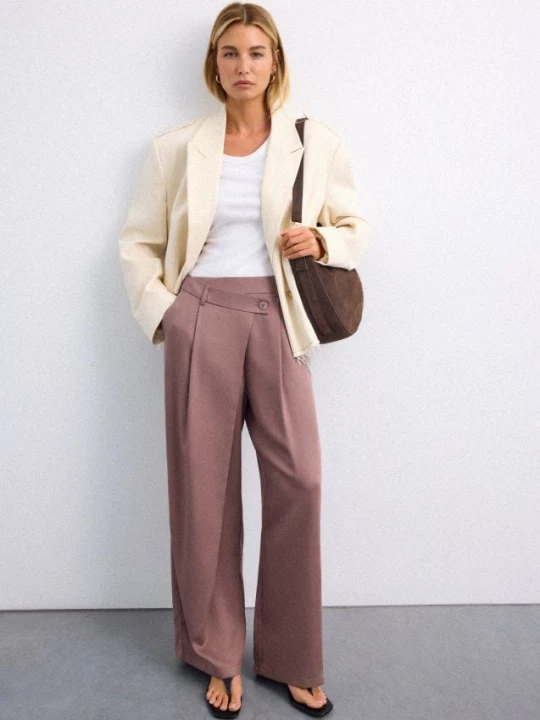 Foto del prodotto Mohito - Pantaloni wide leg - caffè