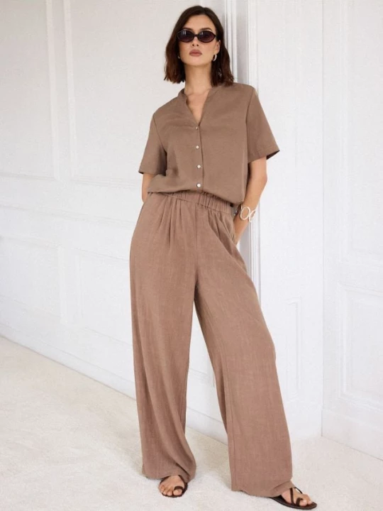 Foto del prodotto Mohito - Pantaloni wide leg - caffè