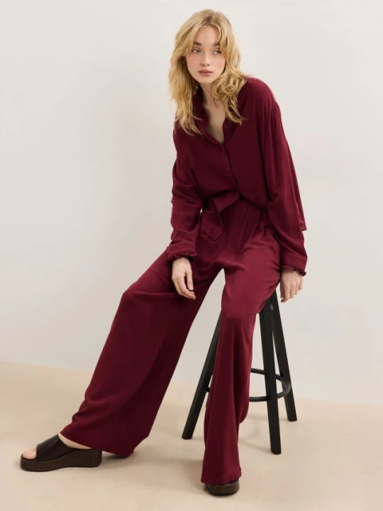 Foto del prodotto Mohito - Pantaloni wide leg - carminio