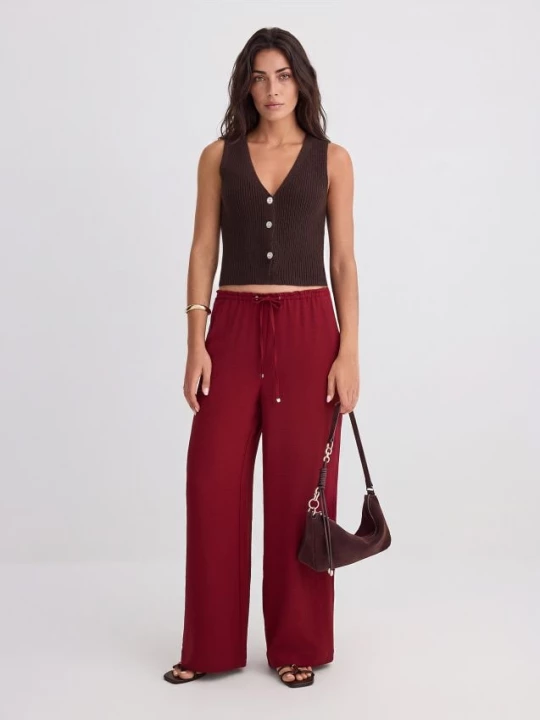 Foto del prodotto Mohito - Pantaloni wide leg - maroon