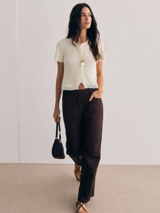 Foto del prodotto Mohito - Pantaloni wide leg - marrone scuro