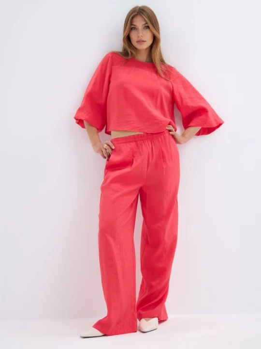 Foto del prodotto Mohito - Pantaloni wide leg - rosso