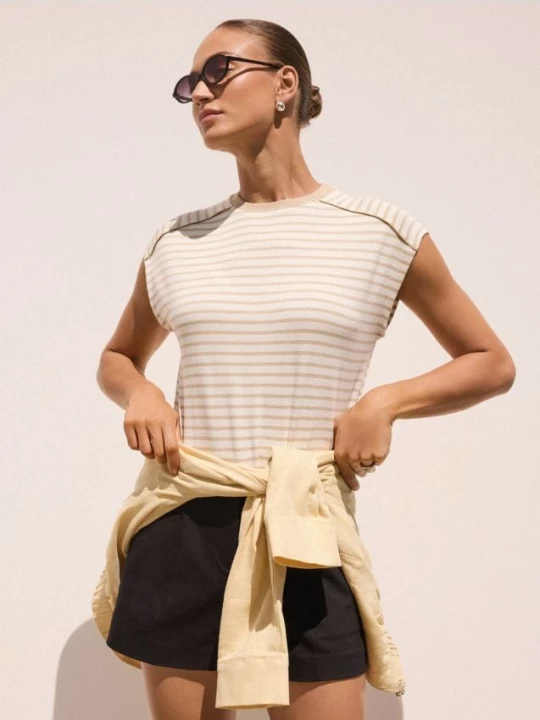 Foto del prodotto Mohito - T-shirt a maniche corte - beige