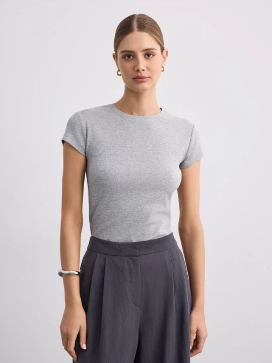Foto del prodotto Mohito - T-shirt aderente - grigio scuro