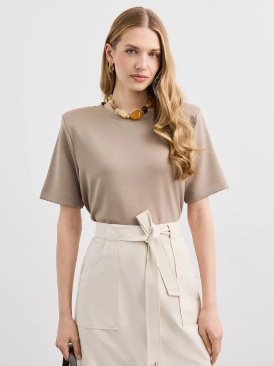 Foto del prodotto Mohito - T-shirt basic - beige