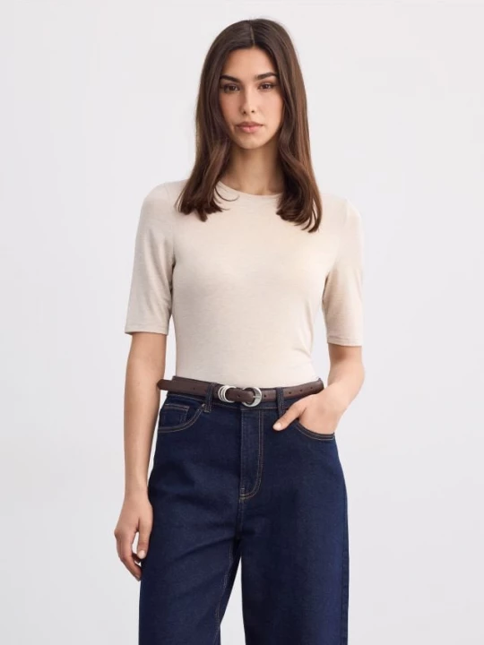 Foto del prodotto Mohito - T-shirt basic - nude