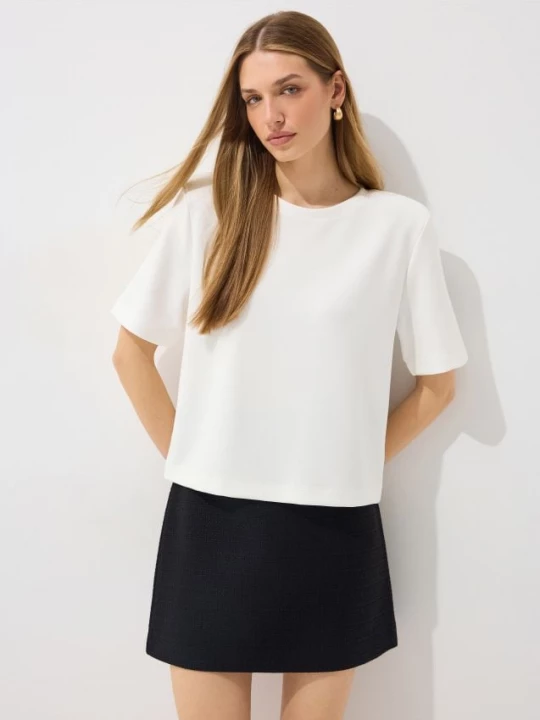 Foto del prodotto Mohito - T-shirt basic - panna