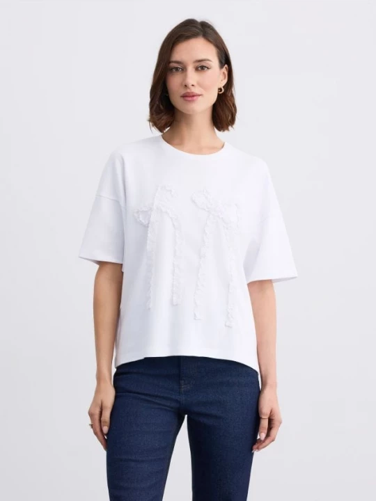 Foto del prodotto Mohito - T-shirt con applique - bianco