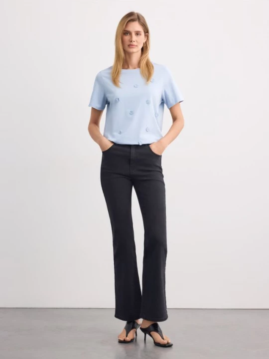 Foto del prodotto Mohito - T-shirt con applique - blu pallido