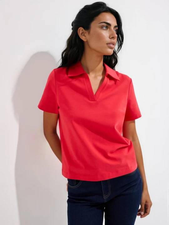 Foto del prodotto Mohito - T-shirt con colletto - rosso
