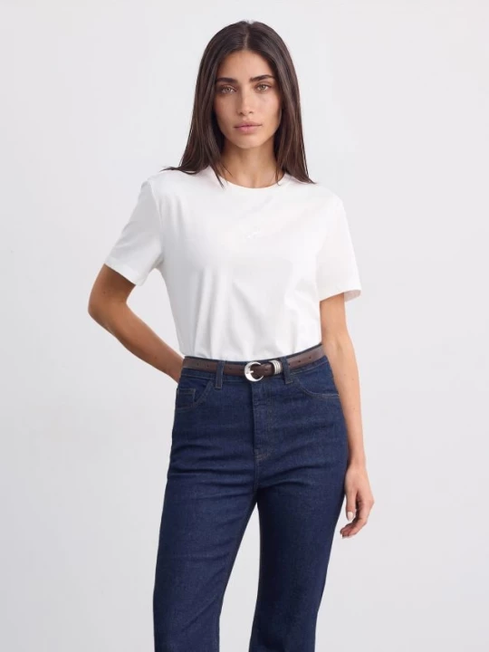 Foto del prodotto Mohito - T-shirt con motivo ricamato - bianco