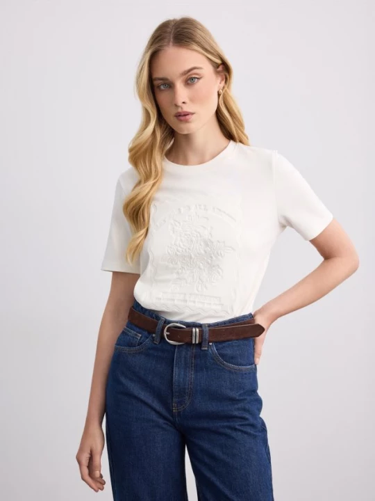 Foto del prodotto Mohito - T-shirt con motivo ricamato - panna