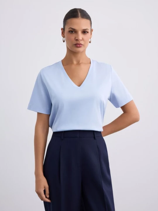 Foto del prodotto Mohito - T-shirt in cotone - blu pallido