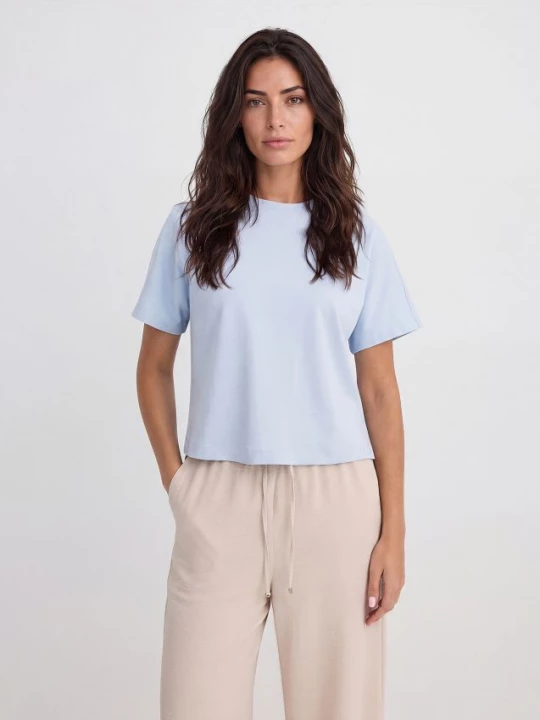 Foto del prodotto Mohito - T-shirt in cotone - blu pallido