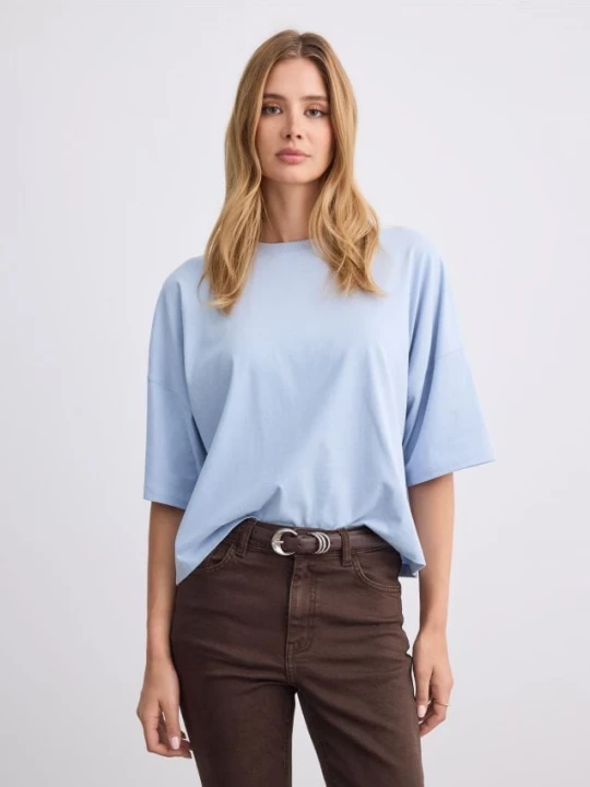 Foto del prodotto Mohito - T-shirt in cotone - blu pallido