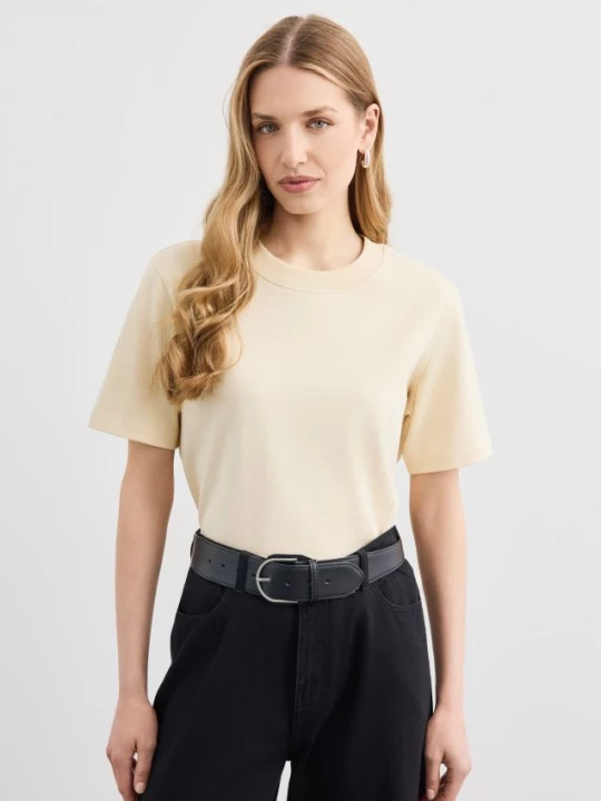 Foto del prodotto Mohito - T-shirt in cotone - giallo chiaro