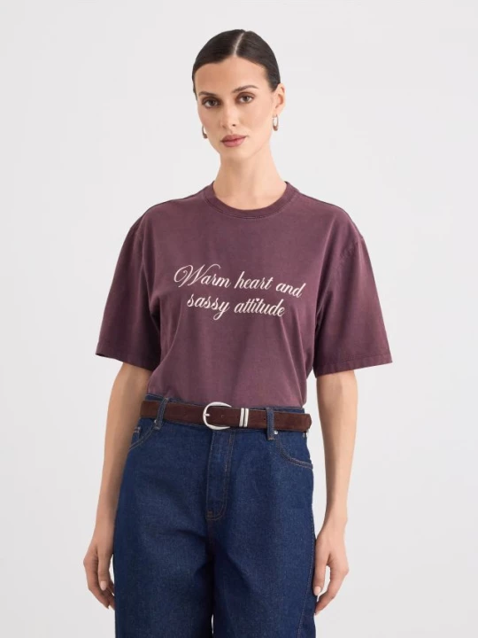 Foto del prodotto Mohito - T-shirt in cotone - mogano