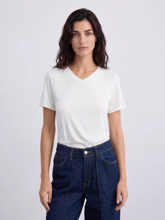Foto del prodotto Mohito - T-shirt in misto viscosa - bianco