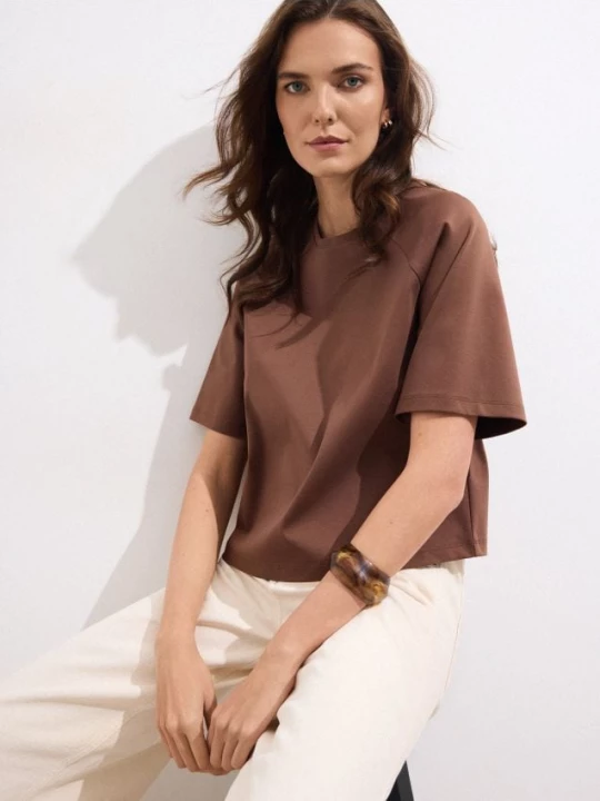 Foto del prodotto Mohito - T-shirt oversize - marrone
