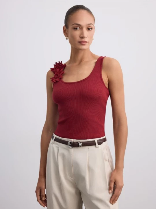 Foto del prodotto Mohito - Top decorato - maroon