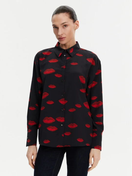 Foto del prodotto Morgan Camicia 251-CKISS.F Nero Regular Fit
