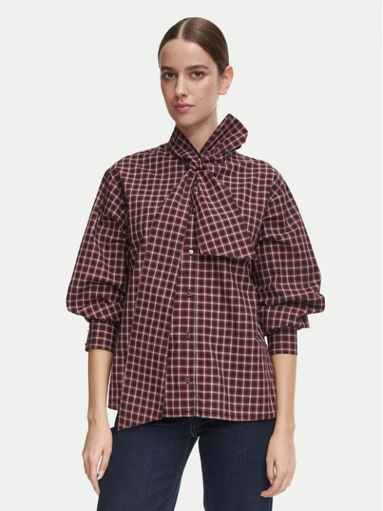 Foto del prodotto Morgan Camicia 262-CEKARO Bordeaux Regular Fit
