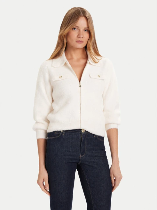 Foto del prodotto Morgan Cardigan 232-MDOMI Écru Regular Fit Crema
