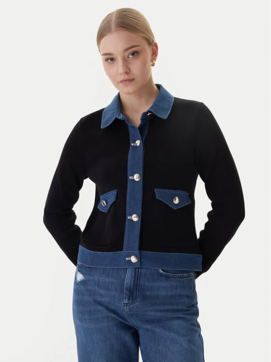 Foto del prodotto Morgan Cardigan 251-MNAKI Nero Regular Fit