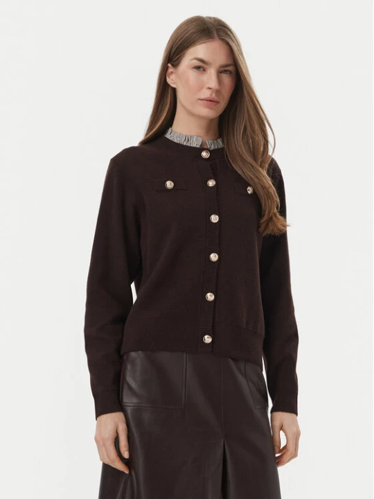 Foto del prodotto Morgan Cardigan 262-MCAVALO Marrone scuro Regular Fit
