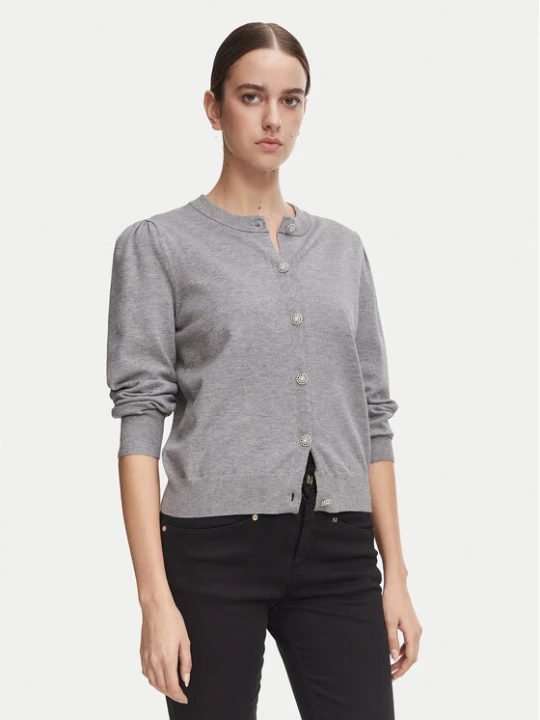 Foto del prodotto Morgan Cardigan 262-MKNOT Grigio Regular Fit