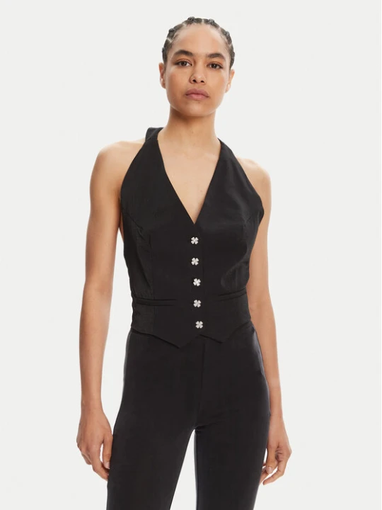 Foto del prodotto Morgan Gilet 251-CTEO.F Nero Slim Fit