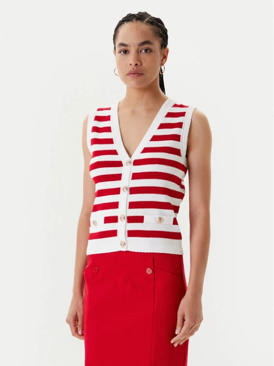 Foto del prodotto Morgan Gilet 251-MKIVA Rosso Regular Fit