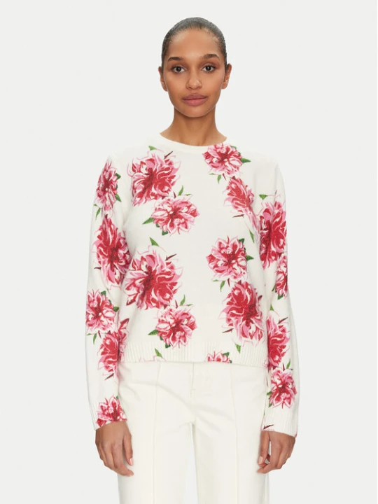 Foto del prodotto Morgan Maglione 251-MFLOWER Écru Regular Fit Crema
