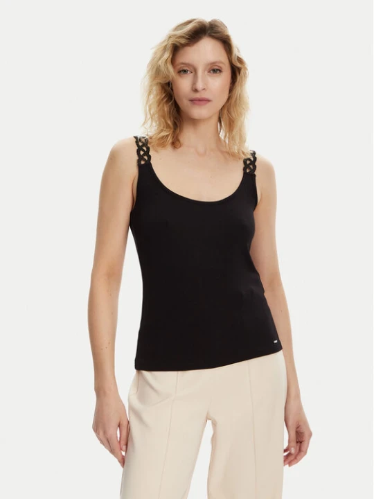Foto del prodotto Morgan Top 251-DOUBI Nero Slim Fit