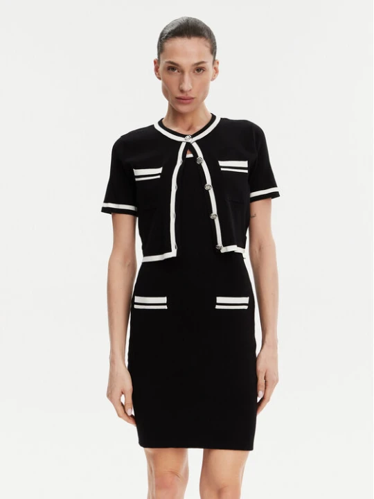 Foto del prodotto Morgan Vestito di maglia 251-RMBIBI Nero Slim Fit