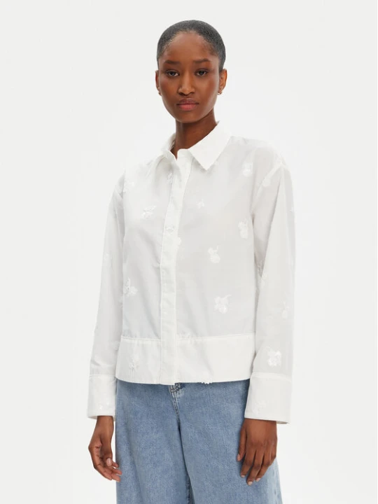Foto del prodotto Munthe Camicia Kaseia 252103225229 Écru Regular Fit Crema