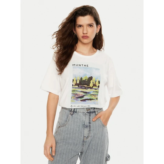 Foto del prodotto Munthe T-shirt Silane 244110024460 Bianco Regular Fit
