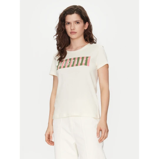 Foto del prodotto Mustang T-shirt Alma 1016138 Écru Regular Fit Crema