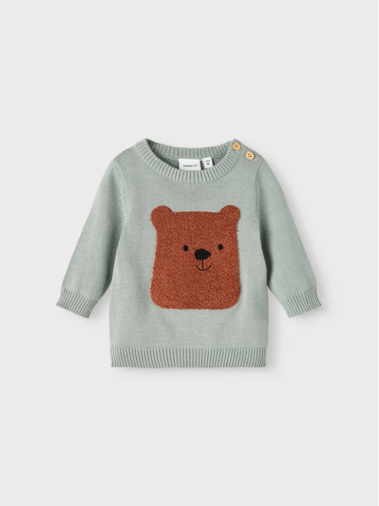 Foto del prodotto NAME IT Maglione 13207111 Verde Regular Fit