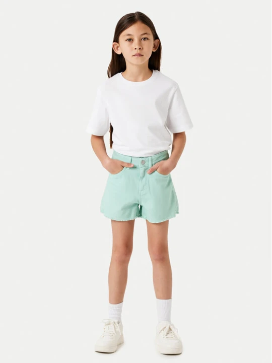 Foto del prodotto NAME IT Pantaloncini di jeans Rose 13239003 Blu Mom Fit