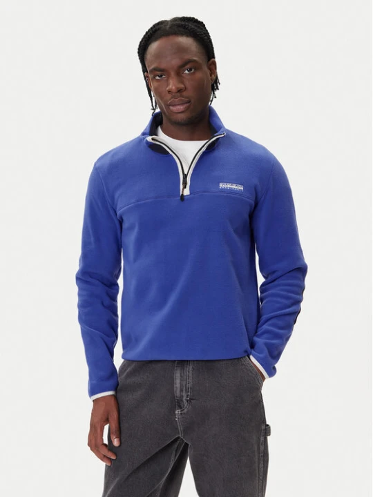 Foto del prodotto Napapijri Felpa di pile T-Dergana NP0A88UZ Blu Regular Fit