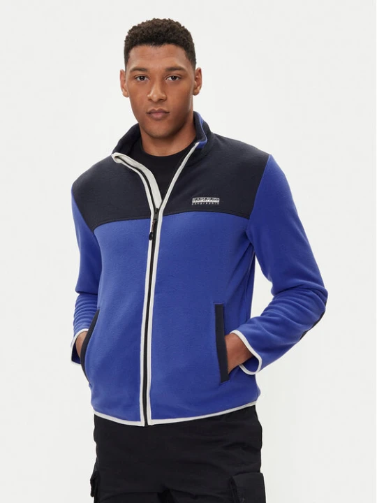 Foto del prodotto Napapijri Felpa di pile T-Dergana NP0A88V1 Blu Regular Fit